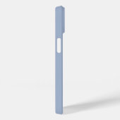 モダンブルーグレーイニシャルミニマルモノグラムケース Case-Mate iPhoneケース (裏面 / 右)