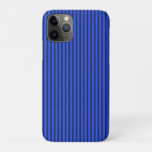 モダンブルーストライプ シンプルでおしゃれなデザイン iPhone 11 PROケース