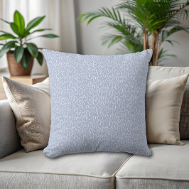 モダンブルーハート クッション