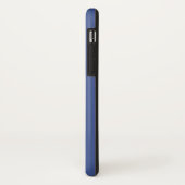 モダンブルーパープルストライプiPhone Case-Mate iPhoneケース (裏面/左)