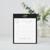 モダンブ動揺してラックと金ゴールドモノグラムのレシピ (スタンド正面)