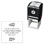 モダンブ離れランカスタムチ差出人住所スタンプ セルフインキングスタンプ (インサイチュ)