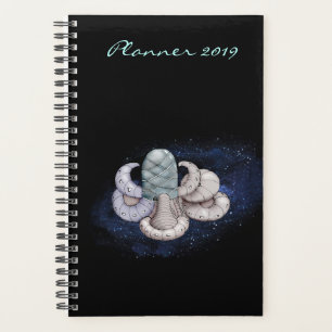 モダンプランナー2019ブラック宇宙オブジェクトアート プランナー手帳