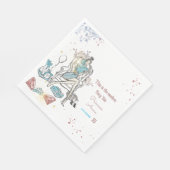 モダンプリンセス王室の誕生日 スタンダードランチョンナプキン (角)