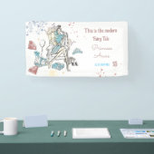 モダンプリンセス王室の誕生日 横断幕 (トレードショー)