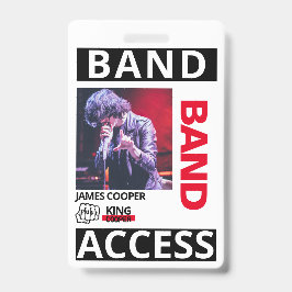 モダンプリントロゴ名前をカスタムするV.I.Pバンド従業員 バッジ