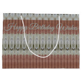 モダンプリント大誕生日抱き枕 ラージペーパーバッグ (裏面)