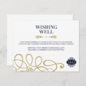 モダンプリント愛の願い結婚井戸カード エンクロージャーカード (正面/裏面)