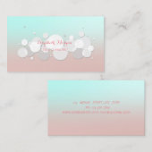 モダンプロフェッショナルおもしろい円 名刺 (正面/裏面)