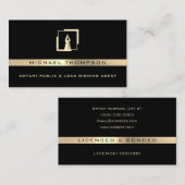 モダンプロフェッショナルのロゴ 名刺 (正面/裏面)