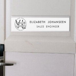 モダンプロフェッショナルのロ企業のゴ、名前、タイトル サインプレート