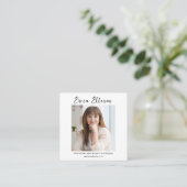 モダンプロフェッショナルの写真 スクエア名刺 (スタンド正面)