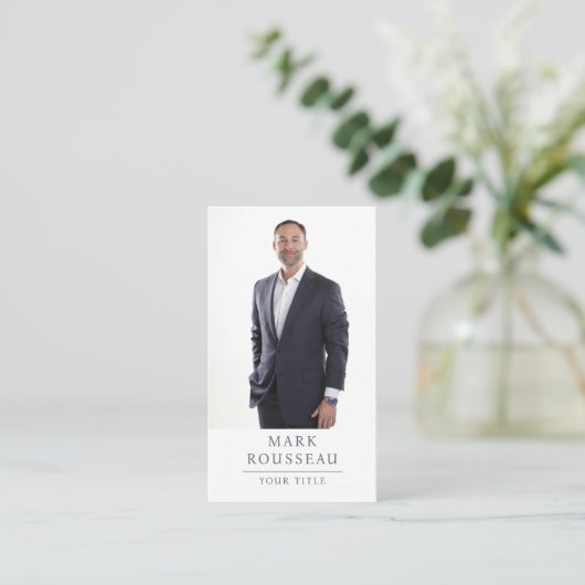 モダンプロフェッショナルの写真 名刺 (スタンド正面)