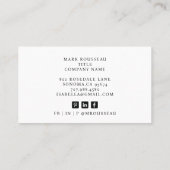 モダンプロフェッショナルの写真 名刺 (裏面)