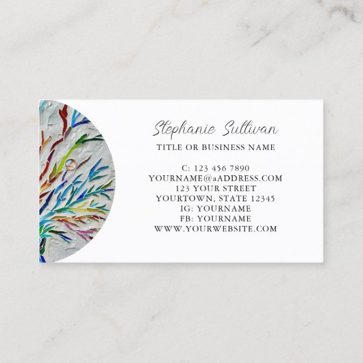 モダンプロフェッショナルの木 名刺 (裏面)