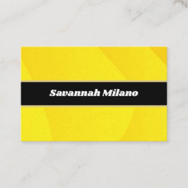 モダンプロフェッショナルイエロー名刺 名刺