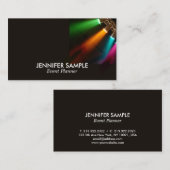 モダンプロフェッショナルエレガントイベントプランナー 名刺 (正面/裏面)