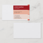 モダンプロフェッショナルエレガントカラフルデザイン 名刺 (正面/裏面)