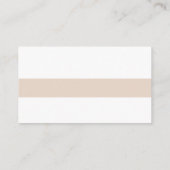 モダンプロフェッショナルエレガントカラーシンプルデザイン 名刺 (裏面)