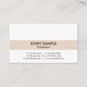 モダンプロフェッショナルエレガントカラーシンプルデザイン 名刺 (正面)