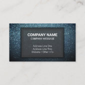 モダンプロフェッショナルエレガントグリッターメイクアップアーティスト 名刺 (裏面)