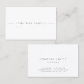 モダンプロフェッショナルエレガントシンプルテンプレートカッコいい 名刺 (正面/裏面)