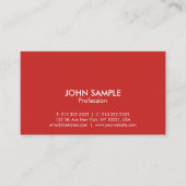 モダンプロフェッショナルエレガントシンプルデザイン 名刺 (正面)