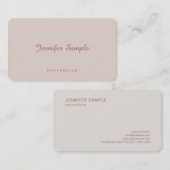 モダンプロフェッショナルエレガントシンプルラグジュアリー 名刺 (正面/裏面)