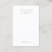 モダンプロフェッショナルエレガントテンプレートトレンディー 名刺 (正面)