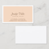 モダンプロフェッショナルエレガントトレンディーカラーデザイン 名刺 (正面/裏面)