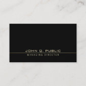 モダンプロフェッショナルエレガント専務 名刺 (正面)