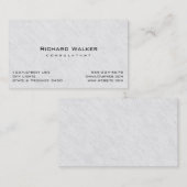 モダンプロフェッショナルエレガント白木 名刺 (正面/裏面)