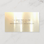 モダンプロフェッショナルエレガント，ダイヤモンド，ロータス 名刺 (裏面)