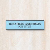 モダンプロフェッショナルオフィスのドアの看板 サインプレート (正面)