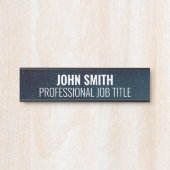 モダンプロフェッショナルオフィスのドアの看板 サインプレート (正面)