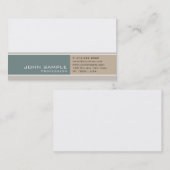 モダンプロフェッショナルカエレガントラー調和ルクセ 名刺 (正面/裏面)