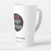 モダンプロフェッショナルカスタマイズ可能なビジネスホワイト カフェラテマグ (右アングル)