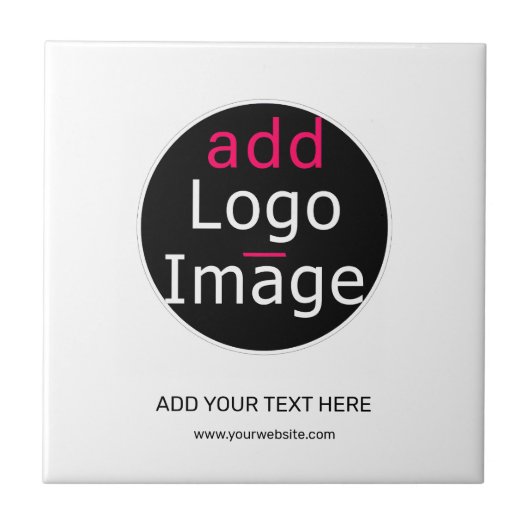 モダンプロフェッショナルカスタマイズ可能なビジネスホワイト タイル (正面)