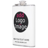 モダンプロフェッショナルカスタマイズ可能なビジネスホワイト フラスク (左)