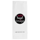 モダンプロフェッショナルカスタマイズ可能なビジネスホワイト ワインギフトバッグ (裏面)