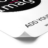 モダンプロフェッショナルカスタマイズ可能なビジネス ポスター (角)