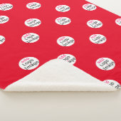 モダンプロフェッショナルカスタマイズ可能なBusiness Red シェルパブランケット (3/4)