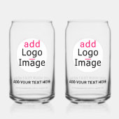 モダンプロフェッショナルカスタマイズ可能ビジネスシック ガラス缶 (正面)