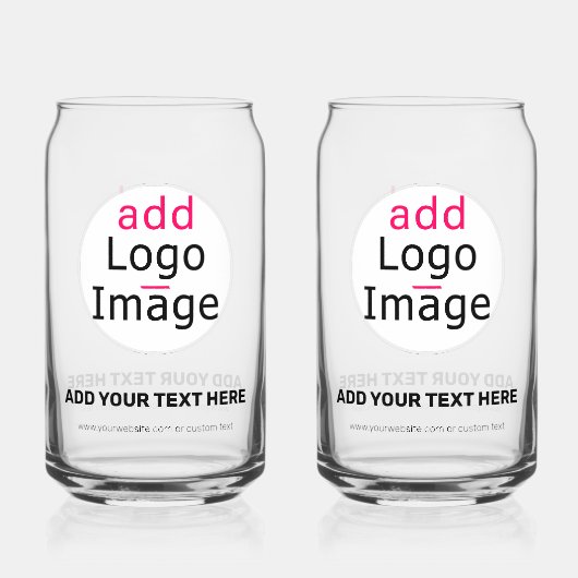 モダンプロフェッショナルカスタマイズ可能ビジネスシック ガラス缶 (正面)