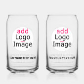 モダンプロフェッショナルカスタマイズ可能ビジネスシック ガラス缶 (裏面)