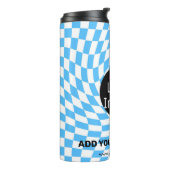 モダンプロフェッショナルカスタムブラン市松模様にド淡い色のル タンブラー (回転左)