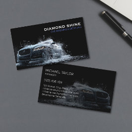 モダンプロフェッショナルカーコーティング洗車クリーニング 名刺