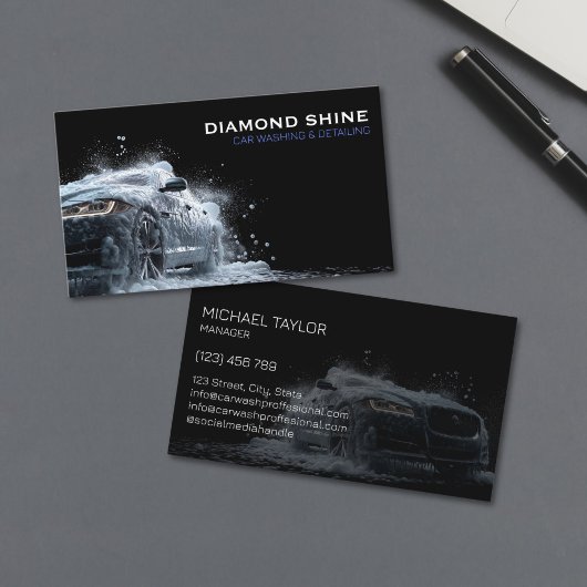 モダンプロフェッショナルカー洗車・コーティング 名刺