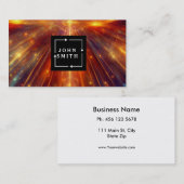 モダンプロフェッショナルクール抽象芸術 名刺 (正面/裏面)