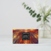 モダンプロフェッショナルクール抽象芸術 名刺 (スタンド正面)